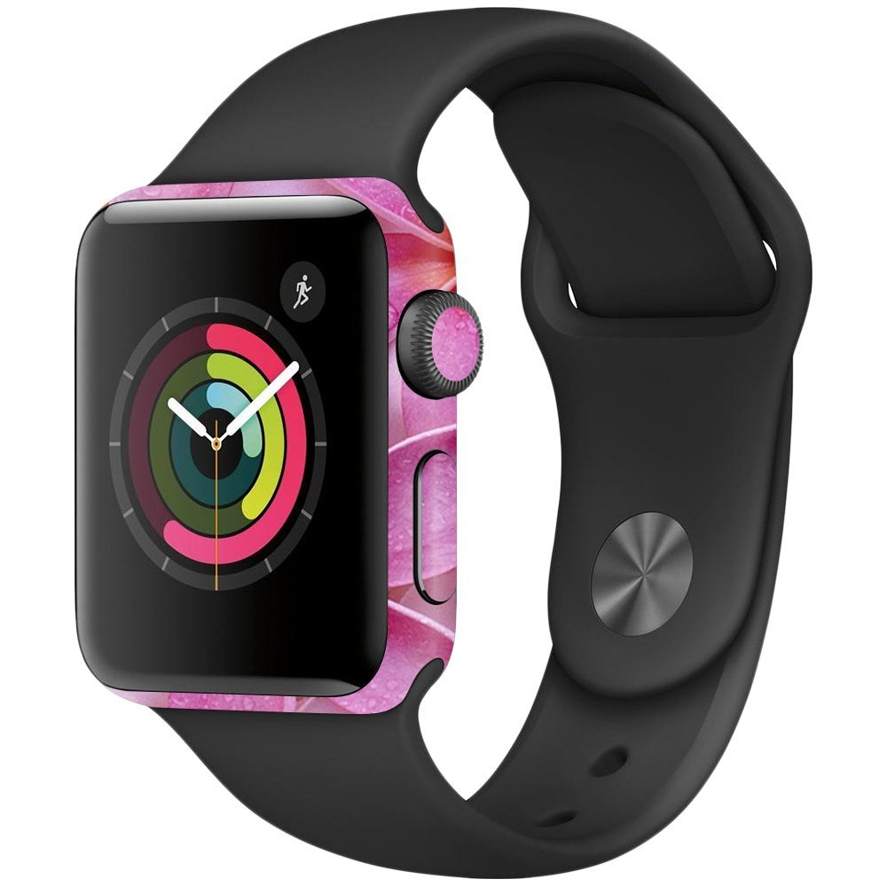 MightySkins Skin Compatible with Apple Watch Series 2 38mm - Flowers | Protective, Durable, and Unique Vinyl Decal wrap Cover | Easy to Apply, Remove, and Change Styles | Made in The USA