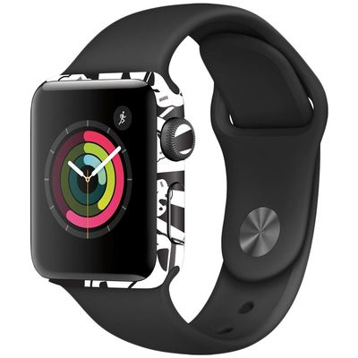 MightySkins Skin Compatible with Apple Watch Series 2 38mm - Trooper Storm | Protective, Durable, and Unique Vinyl Decal wrap Cover | Easy to Apply, Remove, and Change Styles | Made in The USA