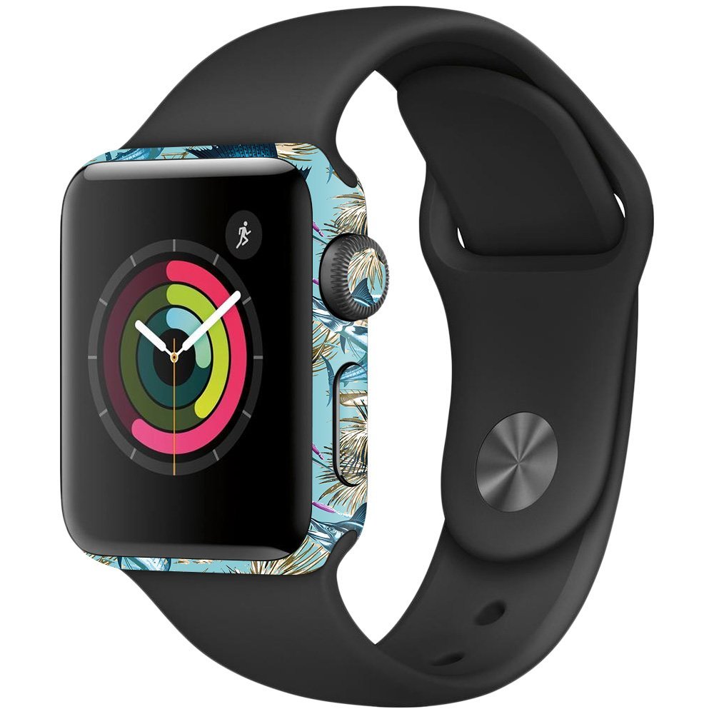 MightySkins Skin Compatible with Apple Watch Series 2 38mm - Island Fish | Protective, Durable, and Unique Vinyl Decal wrap Cover | Easy to Apply, Remove, and Change Styles | Made in The USA