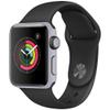 MightySkins Skin Compatible with Apple Watch Series 2 38mm - Solid Gray | Protective, Durable, and Unique Vinyl Decal wrap Cover | Easy to Apply, Remove, and Change Styles | Made in The USA view 1