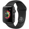 MightySkins Skin Compatible with Apple Watch Series 2 38mm - Black Marble | Protective, Durable, and Unique Vinyl Decal wrap Cover | Easy to Apply, Remove, and Change Styles | Made in The USA view 1