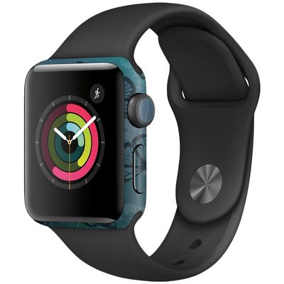 MightySkins Skin Compatible with Apple Watch Series 2 38mm - Dark Butterfly | Protective, Durable, and Unique Vinyl Decal wrap Cover | Easy to Apply, Remove, and Change Styles | Made in The USA