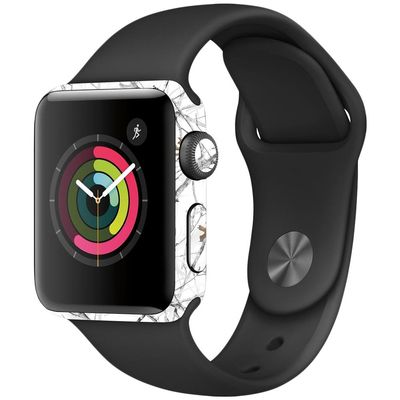 MightySkins Skin Compatible with Apple Watch Series 2 38mm - Conceal Snow | Protective, Durable, and Unique Vinyl Decal wrap Cover | Easy to Apply, Remove, and Change Styles | Made in The USA
