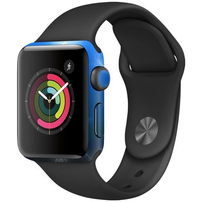 MightySkins Skin Compatible with Apple Watch Series 2 38mm - Lightning Storm | Protective, Durable, and Unique Vinyl Decal wrap Cover | Easy to Apply, Remove, and Change Styles | Made in The USA