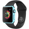 MightySkins Skin Compatible with Apple Watch Series 2 38mm - Solid Baby Blue | Protective, Durable, and Unique Vinyl Decal wrap Cover | Easy to Apply, Remove, and Change Styles | Made in The USA view 1
