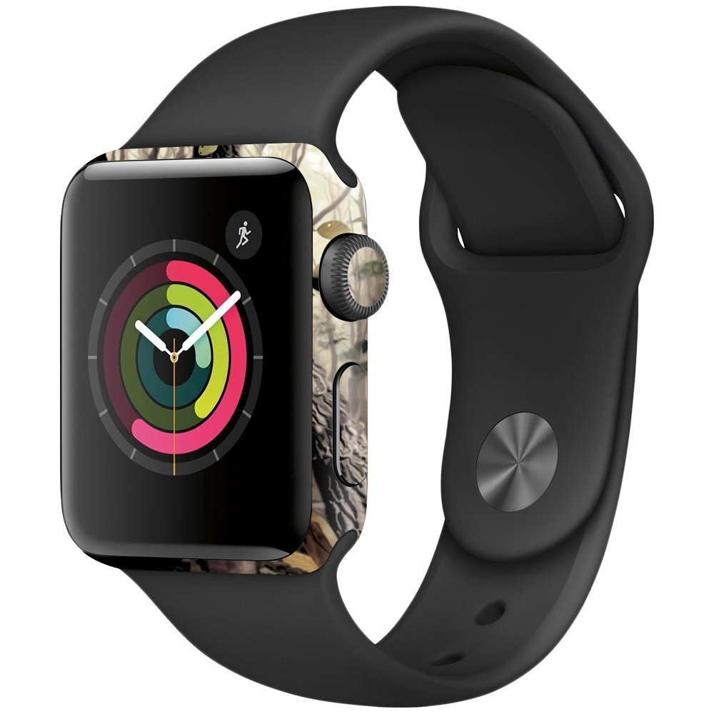 MightySkins Skin Compatible with Apple Watch Series 2 38mm - Tree Camo | Protective, Durable, and Unique Vinyl Decal wrap Cover | Easy to Apply, Remove, and Change Styles | Made in The USA