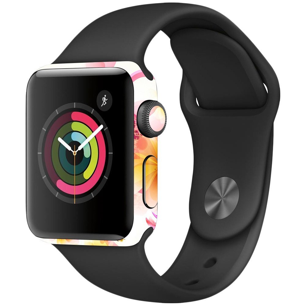 MightySkins Skin Compatible with Apple Watch Series 2 38mm - Pollinate | Protective, Durable, and Unique Vinyl Decal wrap Cover | Easy to Apply, Remove, and Change Styles | Made in The USA