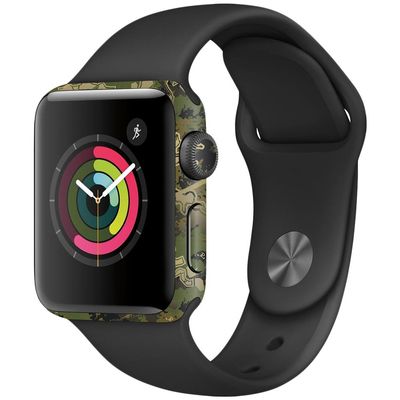 MightySkins Skin Compatible with Apple Watch Series 2 38mm - Viper Woodland | Protective, Durable, and Unique Vinyl Decal wrap Cover | Easy to Apply, Remove, and Change Styles | Made in The USA