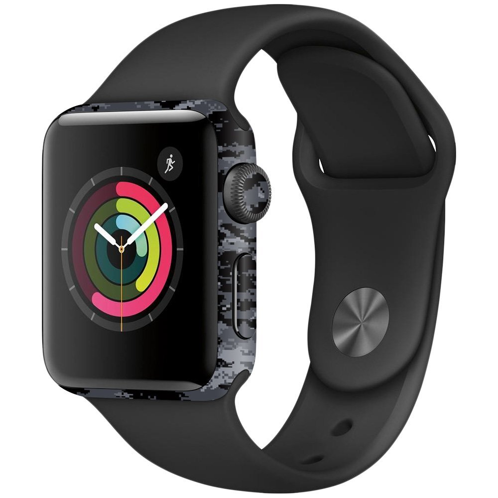 MightySkins Skin Compatible with Apple Watch Series 2 38mm - Digital Camo | Protective, Durable, and Unique Vinyl Decal wrap Cover | Easy to Apply, Remove, and Change Styles | Made in The USA