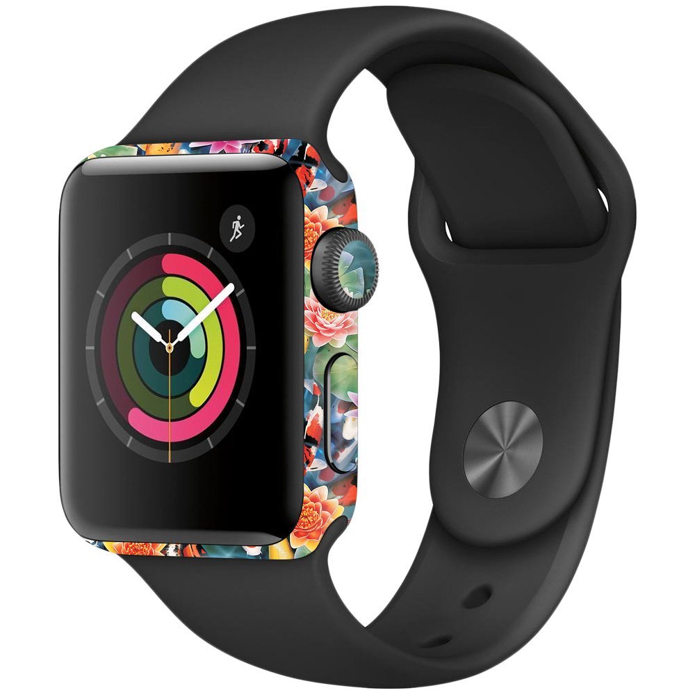 MightySkins Skin Compatible with Apple Watch Series 2 38mm - Koi Pond | Protective, Durable, and Unique Vinyl Decal wrap Cover | Easy to Apply, Remove, and Change Styles | Made in The USA
