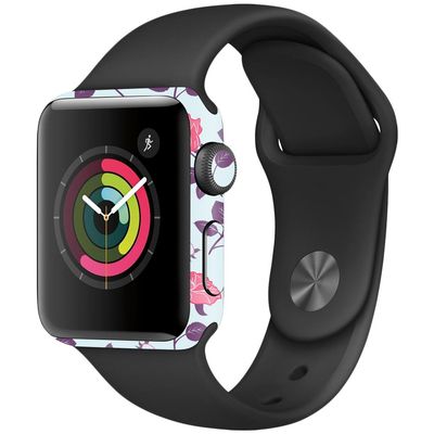MightySkins Skin Compatible with Apple Watch Series 2 38mm - Vintage Floral | Protective, Durable, and Unique Vinyl Decal wrap Cover | Easy to Apply, Remove, and Change Styles | Made in The USA