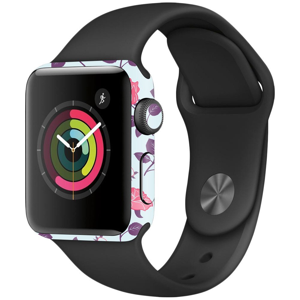 MightySkins Skin Compatible with Apple Watch Series 2 38mm - Vintage Floral | Protective, Durable, and Unique Vinyl Decal wrap Cover | Easy to Apply, Remove, and Change Styles | Made in The USA
