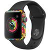 MightySkins Skin Compatible with Apple Watch Series 2 38mm - Flower Wheels | Protective, Durable, and Unique Vinyl Decal wrap Cover | Easy to Apply, Remove, and Change Styles | Made in The USA view 1