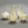 Hayashi Kougei Portable Japanese Paper Lantern with 100 Hour LED Light - Maru view 4
