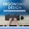 Evoluent Wired Compact Keyboard  Compact Keyboard, Portable Wired Keyboard  No Numeric Pad for Ergonomic Comfort, Keeps Mouse Closer to Reduce Arm Strain, Low Profile Scissor Keys view 3