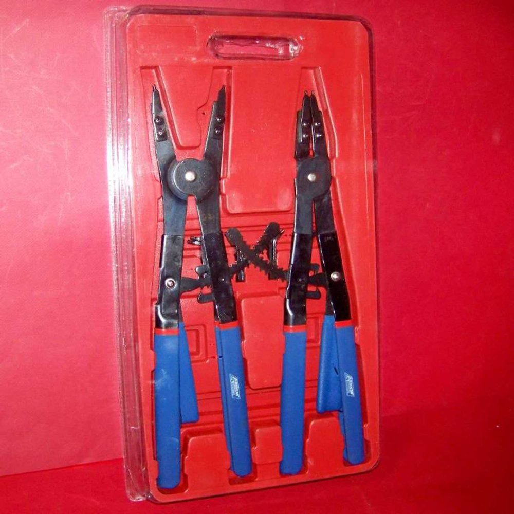 2pc 16" Snap Ring Circlip Pliers H-d Ratchet Type Tools