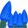 Wintergreen Lighting 25 C9 OptiCore LED Commercial Outdoor Christmas Lights Heavy Duty Christmas String Lights; Green Wire (25 ft, Blue) view 1