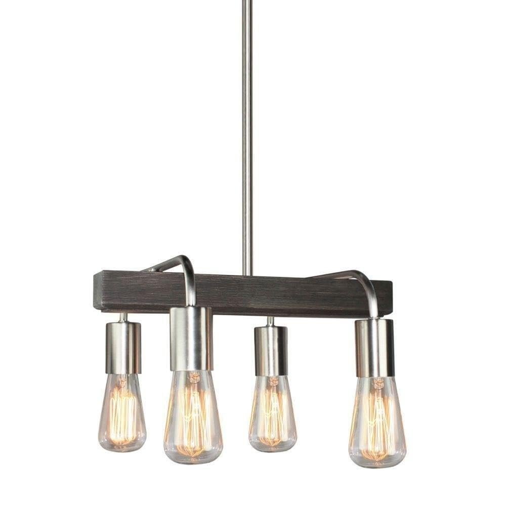 Artcraft Lighting Jasper Park Island Light, Brushed Nickel