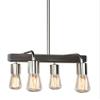 Artcraft Lighting Jasper Park Island Light, Brushed Nickel view 3
