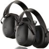 ClearArmor 2 Pack - Safety Shooting Ear Muffs Hearing Ear Protection - 31.5 dB SNR Noise Reduction - Comfortable Earmuffs that Work for Hunting, Gun Range, Mowing view 1