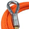 ProClimb Steel Core Flipline Kit (5/8 Inch x 16 Feet) Adjustable Work Positioning Lanyard with Better Grab Device, Low Stretch Polyester Rope with Wire Core view 2