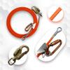 Steel Core Flip Line Kit for Tree Climbing, 5/8 in x 12 ft - USA Made, Adjustable Tree Lanyard, Arborist Equipment Positioning Lanyard, Low Stretch & Cut Resistant view 4