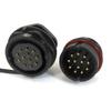 uxcell 28mm 12 Pin 12P Round Waterproof Aviation Cable Connector Socket view 3