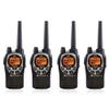 Midland GXT1000VP4 50 Channel GMRS Two-Way Radio - Up to 36 Mile Range Walkie Talkie - Black/Silver (Pack of 4) view 1