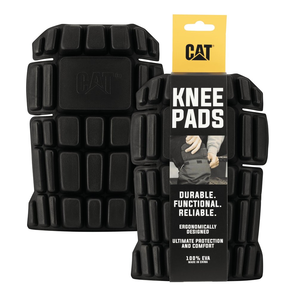 CAT Workwear Men's Caterpillar Insertable Work Pants 100% EVA Knee Pads, Black, One Size