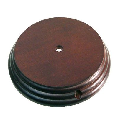 National Artcraft Pre-Drilled Tapered Wood Lamp Base for Lamp Repair (1/Pk)