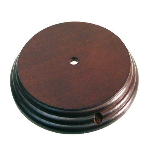 National Artcraft Pre-Drilled Tapered Wood Lamp Base for Lamp Repair (1/Pk)