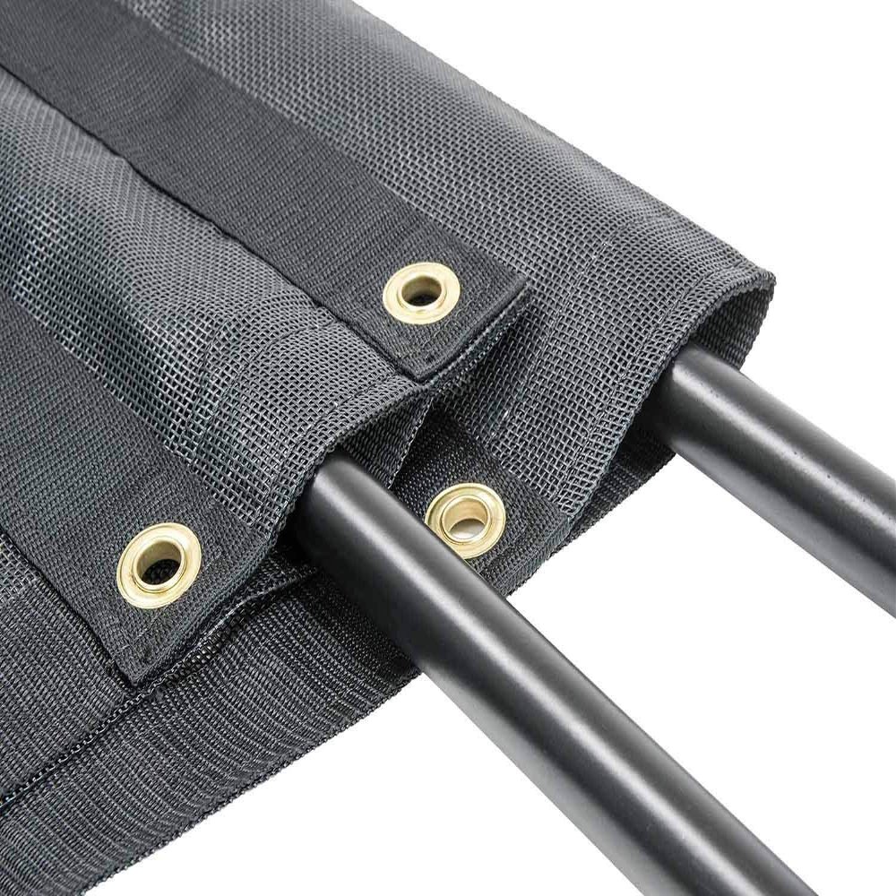 Mytee Products 7' x 12' Dump Truck Vinyl Coated Mesh Tarps Cover with 5 Inch 18oz Double Pocket