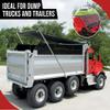 Mytee Products 7' x 12' Dump Truck Vinyl Coated Mesh Tarps Cover with 5 Inch 18oz Double Pocket view 3