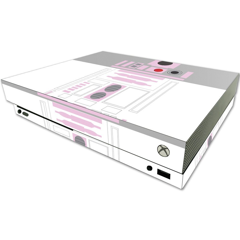 MightySkins Skin Compatible with Microsoft One X Console Only - Pink Cyber Bot | Protective, Durable, and Unique Vinyl Decal wrap Cover | Easy to Apply, Remove, and Change Styles | Made in The USA