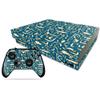 MightySkins Skin Compatible with Xbox One X Combo - Deco Fish | Protective, Durable, and Unique Vinyl Decal wrap Cover | Easy to Apply, Remove, and Change Styles | Made in The USA view 1