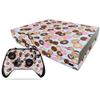 MightySkins Skin Compatible with Microsoft Xbox One X - Donut Binge | Protective, Durable, and Unique Vinyl Decal wrap Cover | Easy to Apply, Remove, and Change Styles | Made in The USA view 1