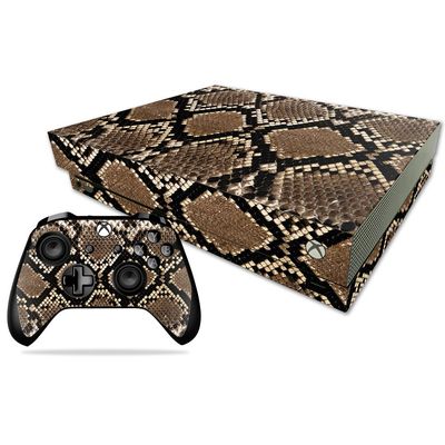MightySkins Skin Compatible with Microsoft Xbox One X - Rattler | Protective, Durable, and Unique Vinyl Decal wrap Cover | Easy to Apply, Remove, and Change Styles | Made in The USA