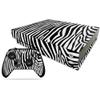 MightySkins Skin Compatible with Microsoft Xbox One X - Black Zebra | Protective, Durable, and Unique Vinyl Decal wrap Cover | Easy to Apply, Remove, and Change Styles | Made in The USA view 1