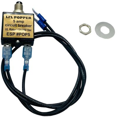 Supco POP5 5 Amp Circuit Breaker, Push Button