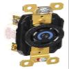 Locking Receptacle, Industrial, 30, Black view 1