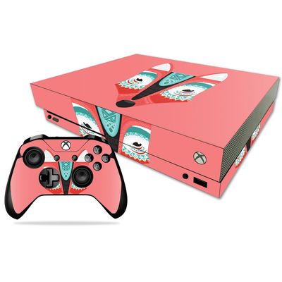 MightySkins Skin Compatible with Microsoft Xbox One X - Aztec Fox | Protective, Durable, and Unique Vinyl Decal wrap Cover | Easy to Apply, Remove, and Change Styles | Made in The USA