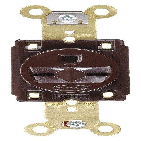 Receptacle, 15 A, 250 V