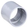 Coupling, 4 in, PVC, 4-7/16 in. L view 1