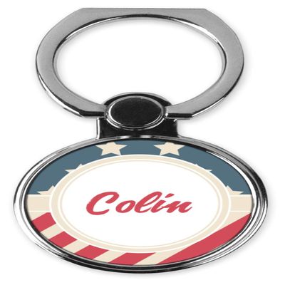 YouCustomizeIt Personalized Stars and Stripes Cell Phone Ring Stand & Holder