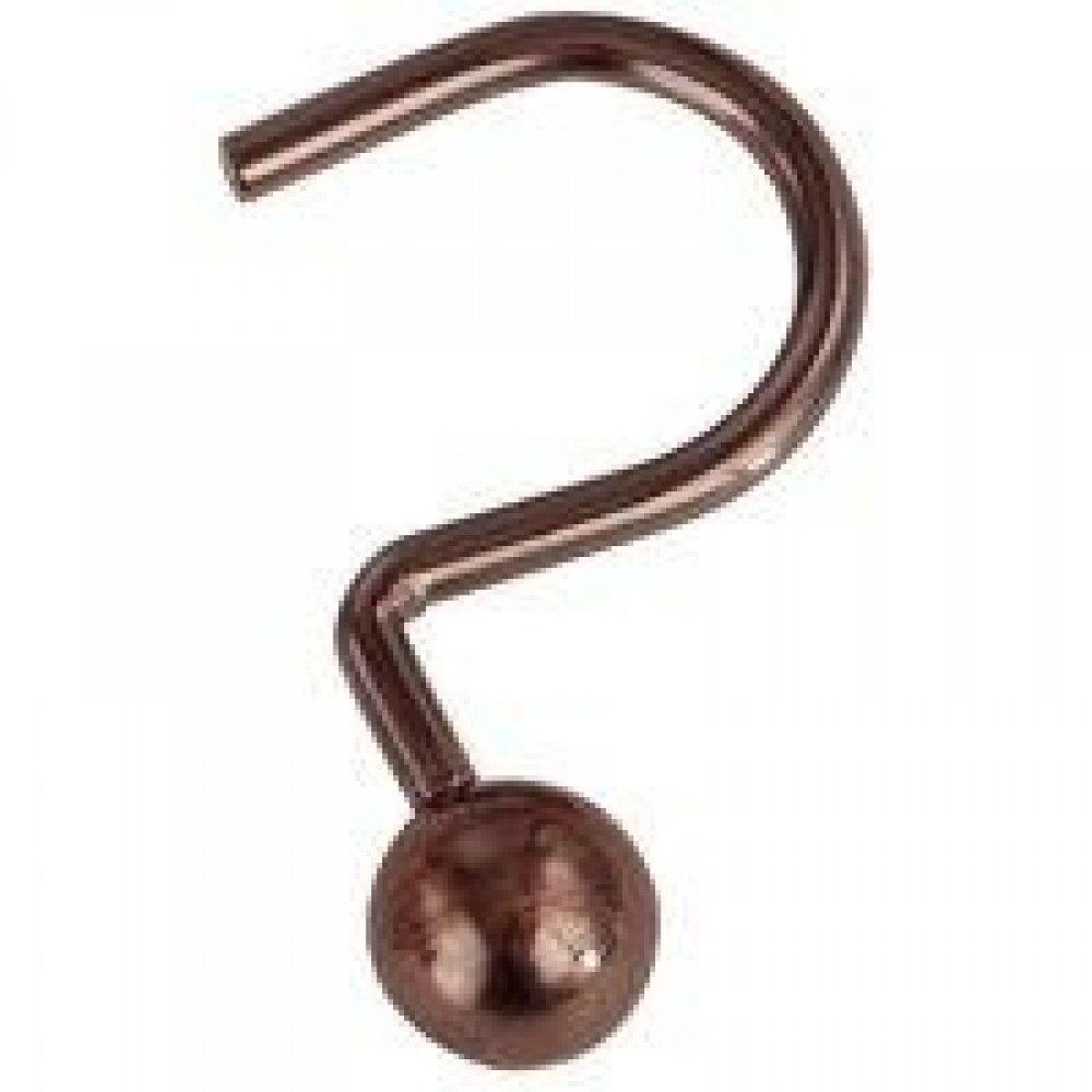 Homebasix SD-CBH-VB Ball Curtain Hook, Venetian Bronze