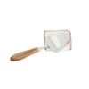 Twine Acacia Cheese Plane Hard Cheese Slicer - Charcuterie Board Cheese Slicer Stainless Steel with Acacia Handle - Set of 1 view 4