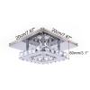 diisunbihuo 7.9" Crystal Square Flush Mount Ceiling Light LED Warm White view 2
