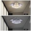 diisunbihuo 7.9" Crystal Square Flush Mount Ceiling Light LED Warm White view 4