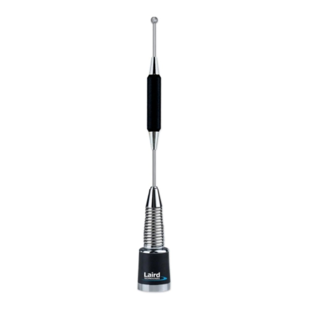 Laird Technologies 450-470 MHz 5dB 5/8 Wave Antenna with Spring - Chrome
