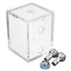 CoCocina G1/4 Acrylic 250Ml Water Tank with 2 Connector for Pc CPU Liquid Cooling System view 1